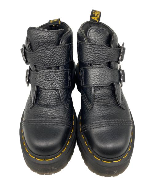 Dr.Martens（ドクターマーチン）Dr.Martens (ドクターマーチン) DEVON FLOWER 2STRAP BOOT プラットフォーム ブーツ ブラック サイズ:UK4の古着・服飾アイテム