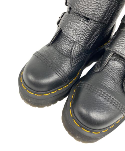 Dr.Martens（ドクターマーチン）Dr.Martens (ドクターマーチン) DEVON FLOWER 2STRAP BOOT プラットフォーム ブーツ ブラック サイズ:UK4の古着・服飾アイテム