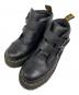 Dr.Martens（ドクターマーチン）の古着「DEVON FLOWER 2STRAP BOOT プラットフォーム ブーツ」｜ブラック