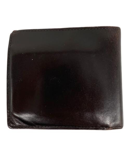 GANZO（ガンゾ）GANZO (ガンゾ) THIN BRIDLE 小銭入れ付き二つ折り財布 ブラウンの古着・服飾アイテム