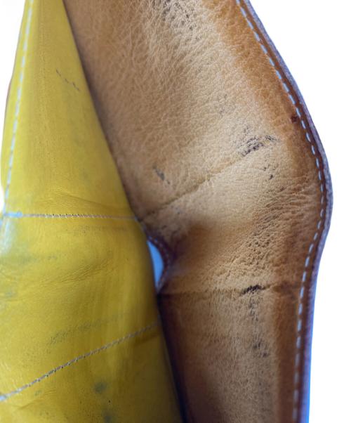 GANZO（ガンゾ）GANZO (ガンゾ) THIN BRIDLE 小銭入れ付き二つ折り財布 ブラウンの古着・服飾アイテム