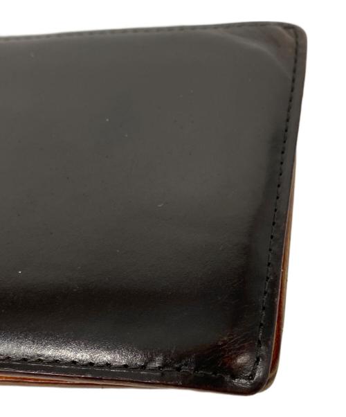 GANZO（ガンゾ）GANZO (ガンゾ) THIN BRIDLE 小銭入れ付き二つ折り財布 ブラウンの古着・服飾アイテム