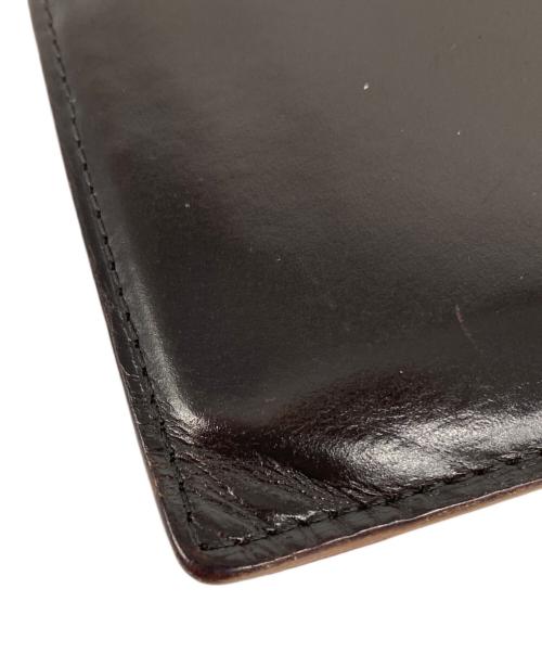 GANZO（ガンゾ）GANZO (ガンゾ) THIN BRIDLE 小銭入れ付き二つ折り財布 ブラウンの古着・服飾アイテム