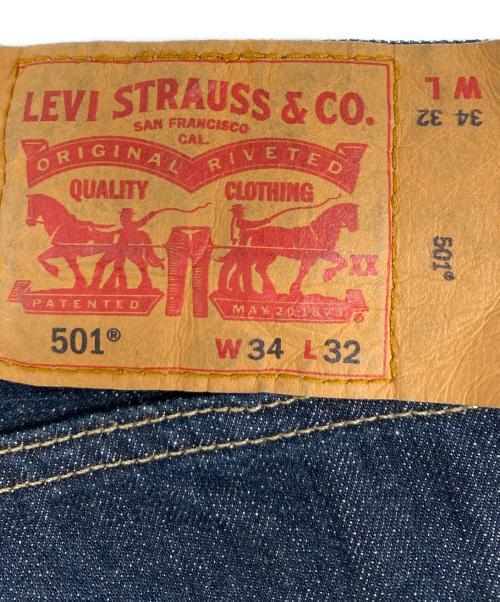 LEVI'S（リーバイス）LEVI'S (リーバイス) 501 クリーンリジッドデニムパンツ インディゴ サイズ:W34×L32の古着・服飾アイテム