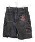 BlackEyePatch (ブラックアイパッチ) STATEMENT EMBROIDERED BAGGY DENIM SHORTS グレー サイズ: XL：12000円