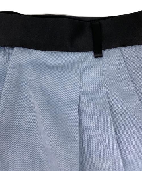 EMOELLE（エモエレ）EMOELLE (エモエレ) バイカラードレスパンツ ブルー サイズ:Freeの古着・服飾アイテム