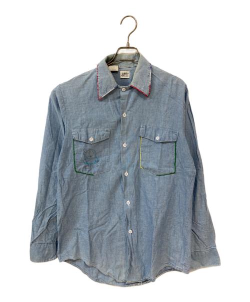 LEE（リー）LEE (リー) 60～70s シャンブレーシャツ インディゴ サイズ:14 1/2の古着・服飾アイテム
