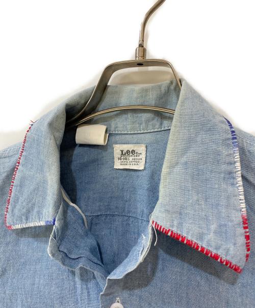 LEE（リー）LEE (リー) 60～70s シャンブレーシャツ インディゴ サイズ:14 1/2の古着・服飾アイテム