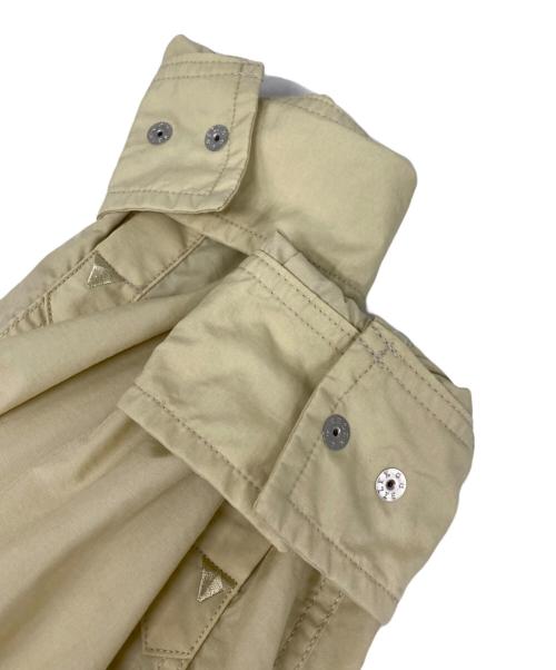 THE NORTH FACE（ザ ノース フェイス）THE NORTH FACE (ザ ノース フェイス) L/S Nuptse Shirt ベージュ サイズ: XLの古着・服飾アイテム