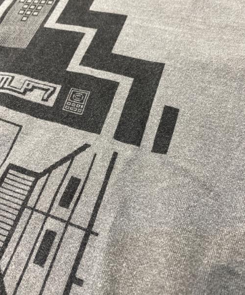 C.E（シーイー）C.E (シーイー) OVERDYE C4V EMP7 Tシャツ グレー サイズ:Mの古着・服飾アイテム
