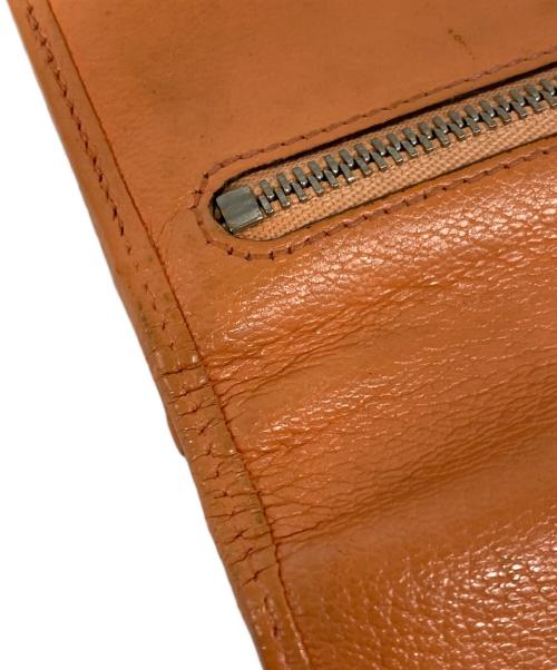 LOEWE（ロエベ）LOEWE (ロエベ) アナグラム ロングウォレット オレンジの古着・服飾アイテム