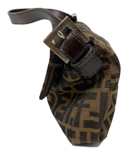 FENDI（フェンディ）FENDI (フェンディ) ズッカ柄 マンマバケット ハンドバッグ ブラウンの古着・服飾アイテム