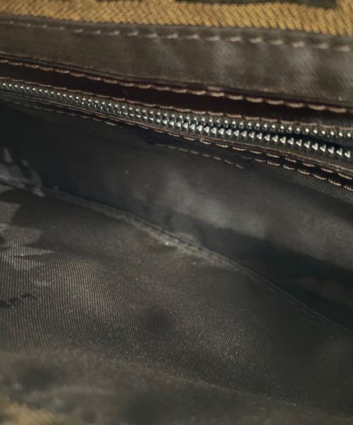 FENDI（フェンディ）FENDI (フェンディ) ズッカ柄 マンマバケット ハンドバッグ ブラウンの古着・服飾アイテム