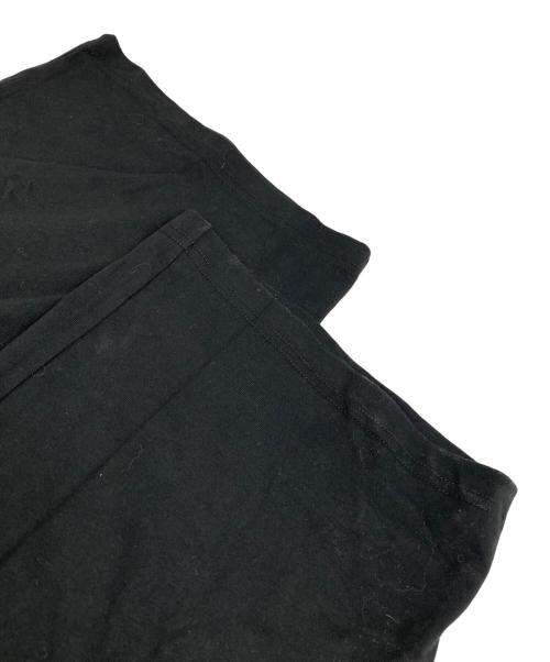 Matin Kim（マーティン・キム）Matin Kim (マーティン・キム) LAYERED SKIRT JERSEY PANTS ブラック サイズ:S 未使用品の古着・服飾アイテム