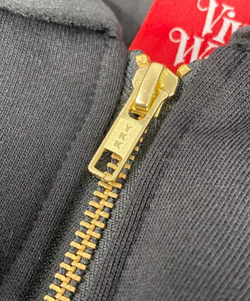 Vivienne Westwood RED LABEL（ヴィヴィアンウエストウッドレッドレーベル）Vivienne Westwood RED LABEL (ヴィヴィアンウエストウッドレッドレーベル) オーガニック裏毛ハートブルゾン ブラック サイズ:00の古着・服飾アイテム