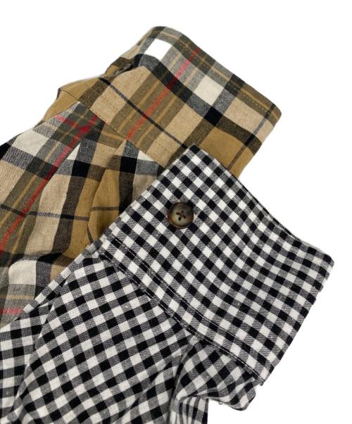 Vivienne Westwood RED LABEL（ヴィヴィアンウエストウッドレッドレーベル）Vivienne Westwood RED LABEL (ヴィヴィアンウエストウッドレッドレーベル) トリプルチェックブロッキングディタッチャブルシャツ マルチカラー サイズ:00 未使用品の古着・服飾アイテム