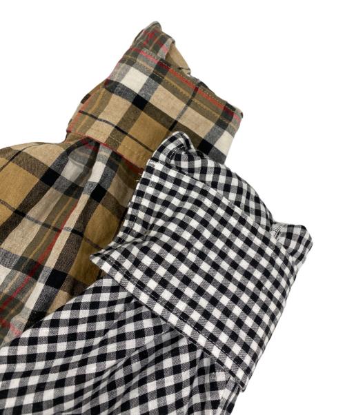 Vivienne Westwood RED LABEL（ヴィヴィアンウエストウッドレッドレーベル）Vivienne Westwood RED LABEL (ヴィヴィアンウエストウッドレッドレーベル) トリプルチェックブロッキングディタッチャブルシャツ マルチカラー サイズ:00 未使用品の古着・服飾アイテム