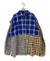 Vivienne Westwood RED LABEL（ヴィヴィアンウエストウッドレッドレーベル）の古着「トリプルチェックブロッキングディタッチャブルシャツ」｜マルチカラー