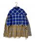 Vivienne Westwood RED LABEL (ヴィヴィアンウエストウッドレッドレーベル) トリプルチェックブロッキングディタッチャブルシャツ マルチカラー サイズ:00 未使用品：25000円