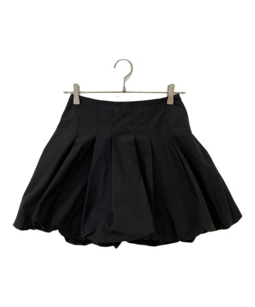 HER LIP TO（ハーリップトゥ）HER LIP TO (ハーリップトゥ) Bubble Cotton Mini Skirt Her lip to ブラック サイズ:Mの古着・服飾アイテム