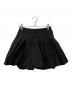 HER LIP TO（ハーリップトゥ）の古着「Bubble Cotton Mini Skirt Her lip to」｜ブラック