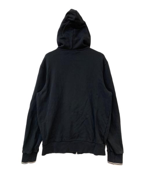FRED PERRY（フレッドペリー）FRED PERRY (フレッドペリー) Hooded Zip Through Sweatshirt ブラック サイズ:Mの古着・服飾アイテム