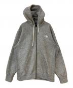 THE NORTH FACEザ ノース フェイス）の古着「Square Logo Full Zip パーカー」｜グレー