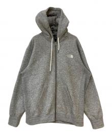 THE NORTH FACE（ザ ノース フェイス）の古着「Square Logo Full Zip パーカー」｜グレー