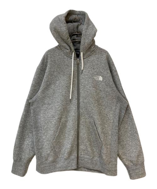 THE NORTH FACE（ザ ノース フェイス）THE NORTH FACE (ザ ノース フェイス) Square Logo Full Zip パーカー グレー サイズ:XLの古着・服飾アイテム