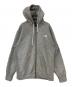THE NORTH FACE（ザ ノース フェイス）の古着「Square Logo Full Zip パーカー」｜グレー