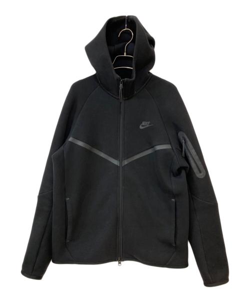 NIKE（ナイキ）NIKE (ナイキ) TECH FLEECE FULL ZIP WIND RUNNER HOODIE ブラック サイズ:Mの古着・服飾アイテム