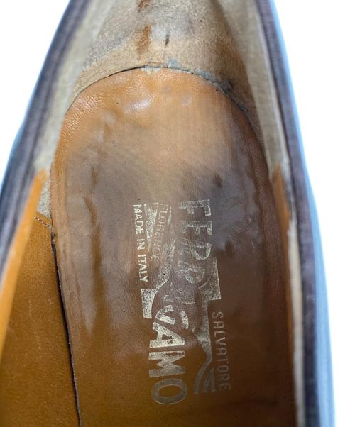 Salvatore Ferragamo（サルヴァトーレ フェラガモ）Salvatore Ferragamo (サルヴァトーレ フェラガモ) モンクストラップシューズ ブラウン サイズ:7.5 2Eの古着・服飾アイテム