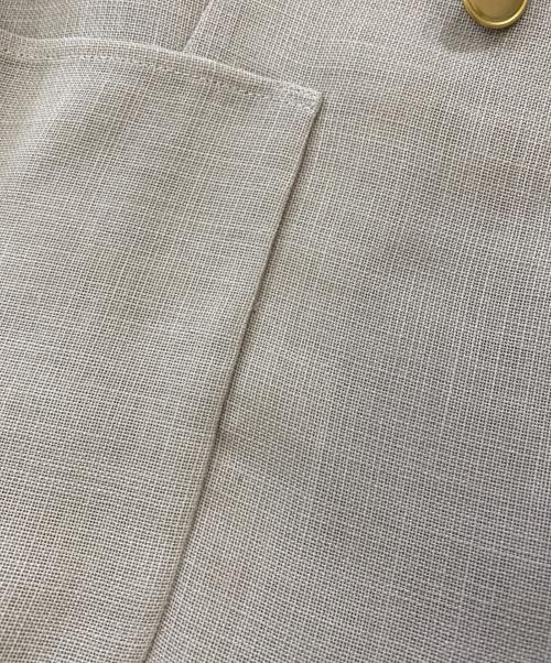 LOUNIE（ルーニー）LOUNIE (ルーニー) シアーテーラードジャケット ベージュ サイズ:36の古着・服飾アイテム