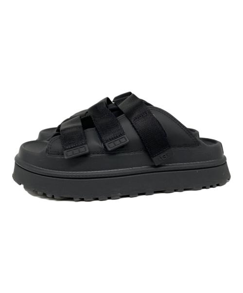 UGG（アグ）UGG (アグ) GoldenGlow Slide プラットフォームサンダル ブラック サイズ:27cm(ウィメンズ規格）の古着・服飾アイテム