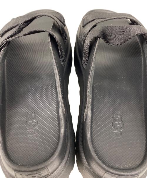 UGG（アグ）UGG (アグ) GoldenGlow Slide プラットフォームサンダル ブラック サイズ:27cm(ウィメンズ規格）の古着・服飾アイテム