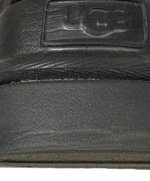 UGG（アグ）UGG (アグ) GoldenGlow Slide プラットフォームサンダル ブラック サイズ:27cm(ウィメンズ規格）の古着・服飾アイテム