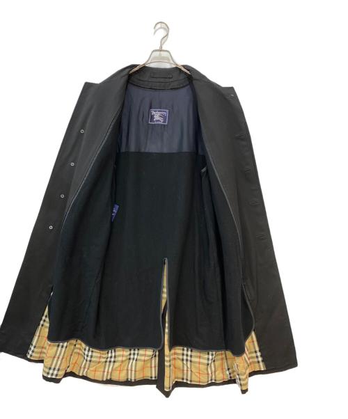Burberry's（バーバリーズ）Burberry's (バーバリーズ) ライナー付 裏地ノヴァチェック 比翼ステンカラーコート ブラック サイズ:無の古着・服飾アイテム