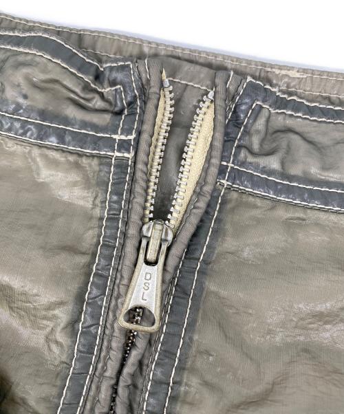 DIESEL（ディーゼル）DIESEL (ディーゼル) O-KYLIE-A ミリタリーパッチポケットミニスカート オリーブ サイズ:28の古着・服飾アイテム