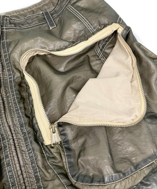 DIESEL（ディーゼル）DIESEL (ディーゼル) O-KYLIE-A ミリタリーパッチポケットミニスカート オリーブ サイズ:28の古着・服飾アイテム