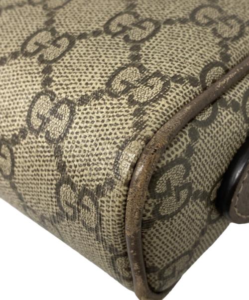 GUCCI（グッチ）GUCCI (グッチ) GGスプリーム オフィディア シェリーライン ショルダーバッグ ブラウンの古着・服飾アイテム