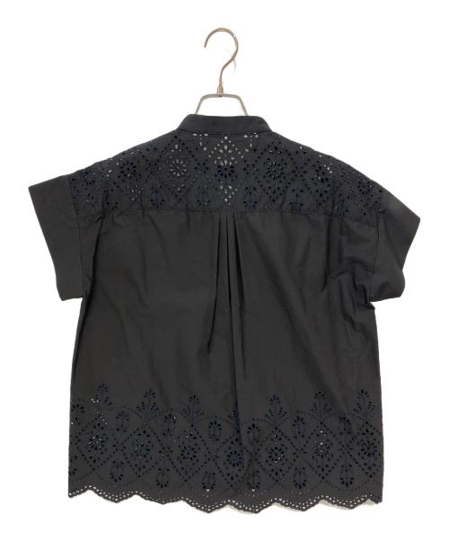 ticca（ティッカ）ticca (ティッカ) レースフレンチシャツ ブラック サイズ:Free 未使用品の古着・服飾アイテム