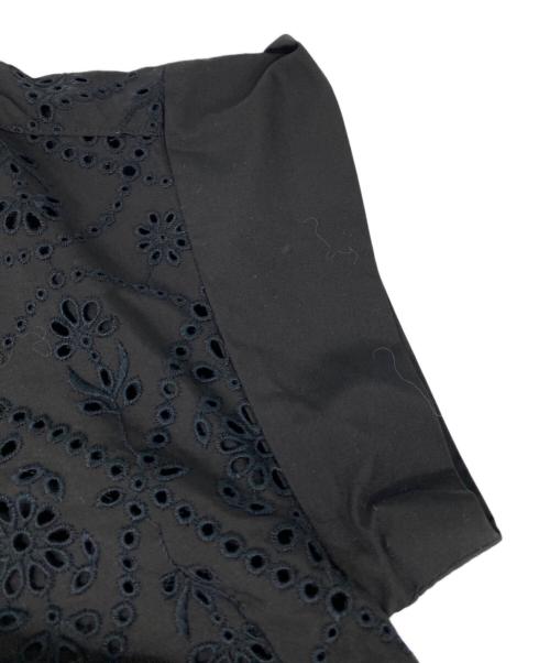 ticca（ティッカ）ticca (ティッカ) レースフレンチシャツ ブラック サイズ:Free 未使用品の古着・服飾アイテム
