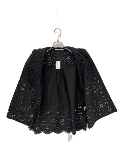 ticca（ティッカ）ticca (ティッカ) レースフレンチシャツ ブラック サイズ:Free 未使用品の古着・服飾アイテム