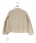 BALLSEY (ボールジィ) ミックスヤーンツイード ノーカラージャケット アイボリー サイズ:36 未使用品：18000円