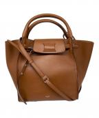 CELINEセリーヌ）の古着「Big Bag Small with Long Strap」｜タン