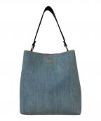 COACHコーチ）の古着「Town Bucket Bag デニム2WAYショルダーバッグ」｜インディゴ