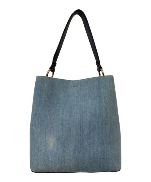 COACH（コーチ）COACH (コーチ) Town Bucket Bag デニム2WAYショルダーバッグ インディゴの古着・服飾アイテム