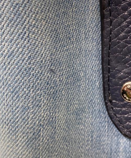 COACH（コーチ）COACH (コーチ) Town Bucket Bag デニム2WAYショルダーバッグ インディゴの古着・服飾アイテム