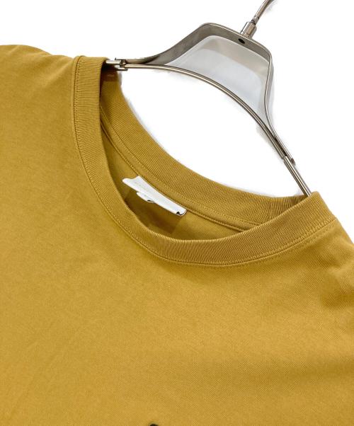 maison kitsune（メゾンキツネ）maison kitsune (メゾンキツネ) BOLD FOX HEAD PATCH OVERSIZE TEE SHIRT イエロー サイズ:Lの古着・服飾アイテム