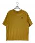 maison kitsune（メゾンキツネ）の古着「BOLD FOX HEAD PATCH OVERSIZE TEE SHIRT」｜イエロー